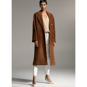 Aritzia Babaton The Slouch Coat in Deep Camel